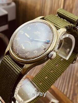 WWII ARSA DH 15 Rubis Watch Wrist Military WW2 Vtg Swiss for German Army #5448