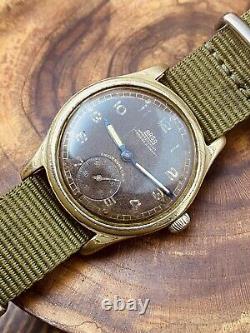 WWII ARSA DH 15 Rubis Watch Wrist Military WW2 Vtg Swiss for German Army #5448