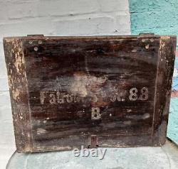 WWII Ammunition wooden Box of the German army 1943 MG Wehrmacht
