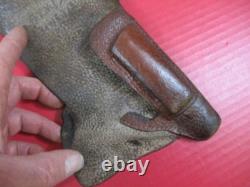 WWII Era German Army Pig Skin Leather Belt Holster Walther PPK Pistol NICE