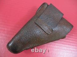 WWII Era German Army Pig Skin Leather Belt Holster Walther PPK Pistol NICE