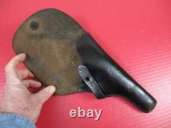 WWII Era German Commercial Leather Holster for P08 Luger Pistol Very NICE RARE