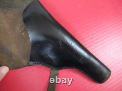 WWII Era German Commercial Leather Holster for P08 Luger Pistol Very NICE RARE