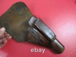 WWII Era German Leather Holster for Browning Hi Power Pistol cgh43 Very NICE