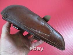 WWII Era German Leather Police Holster for P08 Luger Pistol Dated 1942 NICE