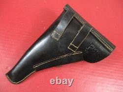 WWII Era German Police Leather Holster for Walther P38 Pistol Mrkd P38 XLNT