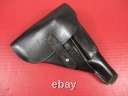 WWII Era German Police Leather Holster for Walther P38 Pistol ewx 1944 XLNT