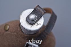 WWII GERMAN ARMY CANTEEN withCOVER & STRAPS