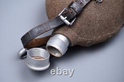 WWII GERMAN ARMY CANTEEN withCOVER & STRAPS