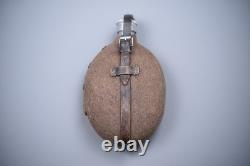 WWII GERMAN ARMY CANTEEN withCOVER & STRAPS