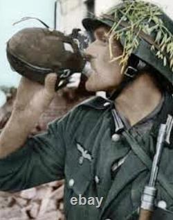 WWII GERMAN ARMY CANTEEN withCOVER & STRAPS