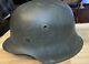 Wwii German Army M42 Nd Steel Combat Helmet Withliner & Chinstrap Original