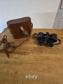 WWII GERMAN ARMY dow 8x24 BINOCULARS DIENSTGLAS HENSOLDT WETZLAR DAMAGED