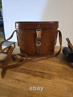 WWII GERMAN ARMY dow 8x24 BINOCULARS DIENSTGLAS HENSOLDT WETZLAR DAMAGED