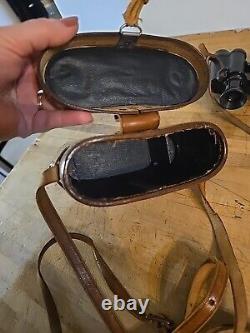 WWII GERMAN ARMY dow 8x24 BINOCULARS DIENSTGLAS HENSOLDT WETZLAR DAMAGED