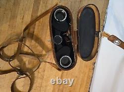 WWII GERMAN ARMY dow 8x24 BINOCULARS DIENSTGLAS HENSOLDT WETZLAR DAMAGED