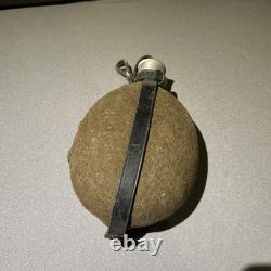 WWII German All Matching Enamel Canteen Original Army Heer