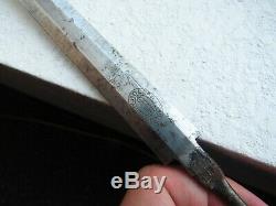 WWII German Army/Air Force 2nd model dagger blade F. W. Holler made