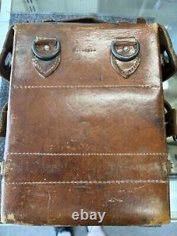 WWII German Army Brown Leather Medical Instrument Case, with 3 Letter Code &Date