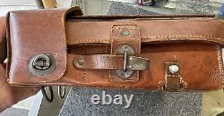 WWII German Army Brown Leather Medical Instrument Case, with 3 Letter Code &Date