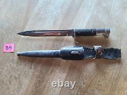 WWII German Army Dress Parade Bayonet Geco Made Model 1938 With Scabbard