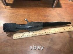 WWII German Army Enlisted Dress Bayonet ALCOSO' Frog, Scabbard, included