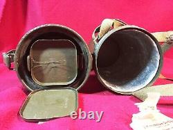 WWII German Army Gas Mask Container Box Canister Wermacht