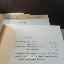 WWII German Army High Command Federal, Archival Aids, Werner Loos Koblenz 1988