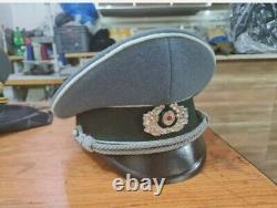 WWII German Army Infantry Officer's Visor Cap Schirmmütze replica