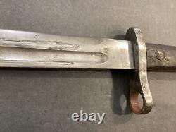 WWII German Army K98 Combat Bayonet 15020 With Scabbard WW2 Free Ship