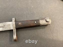 WWII German Army K98 Combat Bayonet 15020 With Scabbard WW2 Free Ship