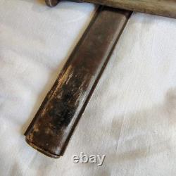 WWII German Army K98 Mauser Combat Bayonet With Muzzle Ring Scabbard WW2 Patina