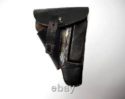 WWII German Army Leather Belt Holster