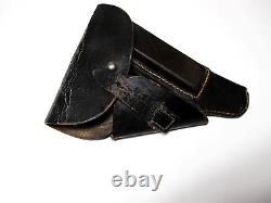 WWII German Army Leather Belt Holster