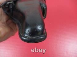 WWII German Army Leather Holster P08 Luger Pistol Mrkd eqr over 42 NICE