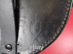 WWII German Army Leather Holster P08 Luger Pistol Mrkd eqr over 42 NICE