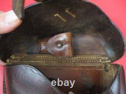 WWII German Army Leather Holster P08 Luger Pistol WaA47 Eagle Proof NICE