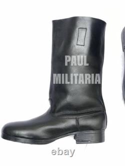 WWII German Army Leather Jack Boots (with heel plate)