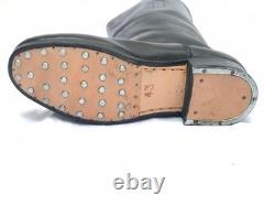 WWII German Army Leather Jack Boots (with heel plate)