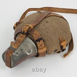 WWII German Army Medic M31 Canteen Cup & Strap Bottle WW2 Medical READ