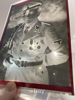WWII German Army Officer Negative & Victor Lutze pamphlet Obergruppenführer