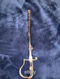 WWII German Army Officer Sword Saber Solingen Custom Monogram TG Scabbard