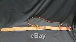WWII German Army Officer's Double Claw Belt With Over The Shoulder Strap