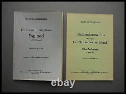 WWII German Army Operation Sea Lion Invasion Books + Maps