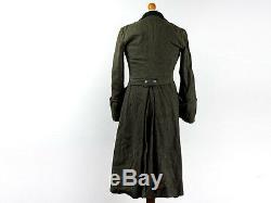 WWII German Army Other Ranks Greatcoat with Dark Green Collar