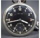 Wwii German Army Pocket Watch Military Heliosd59584h Black Dial Round Silver