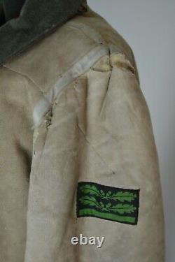 WWII German Army Sentry Coat Overcoat With Hood