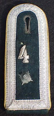 WWII German Army Shoulder Board Nachrichten Abteilung 4 Feldwebel Stalingrad