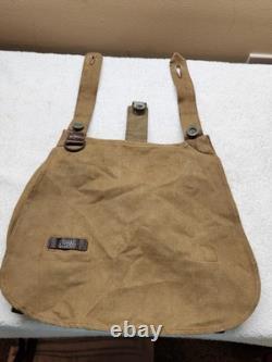 WWII German Army Tornister Backpack Canvas & Leather Original