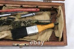 WWII German Army Unit Marked Wooden Box Gun Cleaning Kit